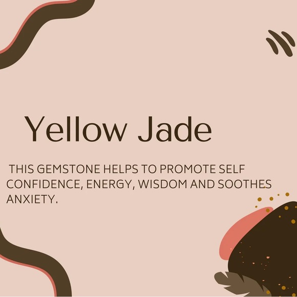 Handmade gemstone bracelet. This Yellow Jade bracelet is adjustable. - Picture 6 of 6